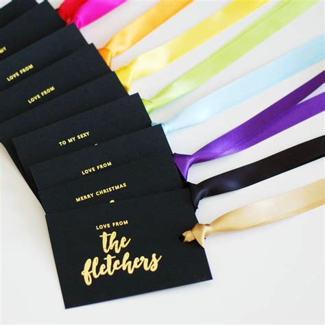 luxury gift tags.